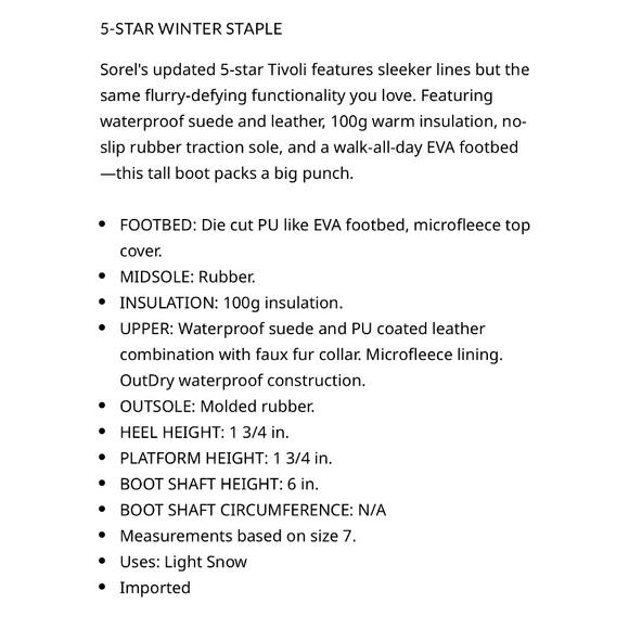 Sorel Tivoli IV Winter Boot | 6 - Picture 4 of 4